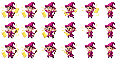 Animated sprite for adhd category