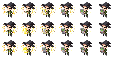 Animated sprite for gaming category