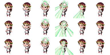 Animated sprite for health category