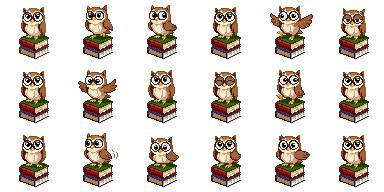 Animated sprite for reading category
