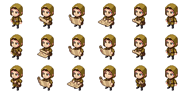 Animated sprite for travel category