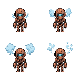 Animated tech sprite for tech category