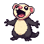 clipart screaming possum
